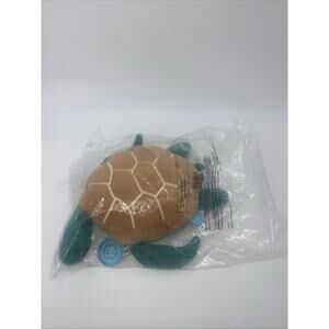 Manhattan Toy Velveteen Salty Sea Turtle Ocean Life Toy Stuffed Animal, 14.5"